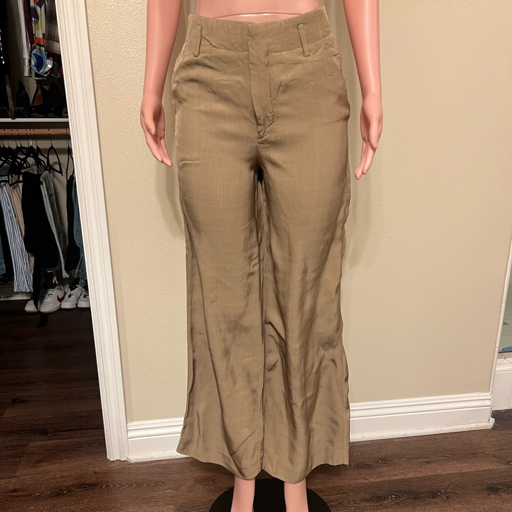 Zara Tan Trousers. Size S. Like New. Great Fit!